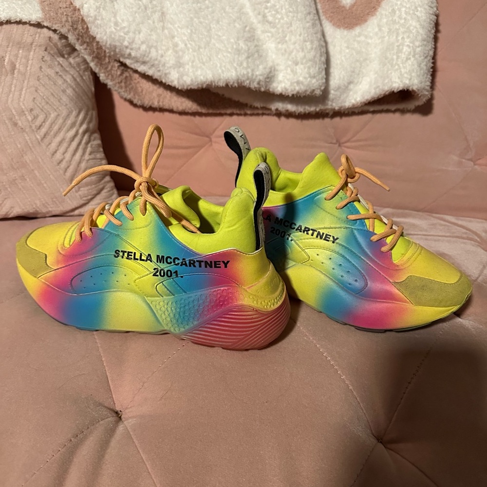 Taylor Swift Sneakers Lover Rainbow Shoes Stella McCartney 37 6.5US RARE